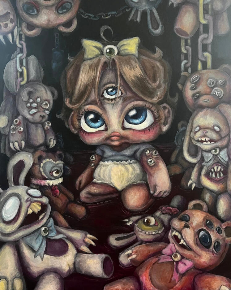 acrylic on canvas 24" x 30"